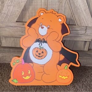 Orange Halloween Bear Decor